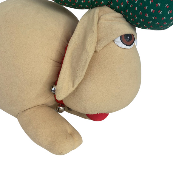 Rare Hugachum Christmas Reindeer Huggable Vintage Stuffed Doll Plush 1980s READ - Picture 5 of 8